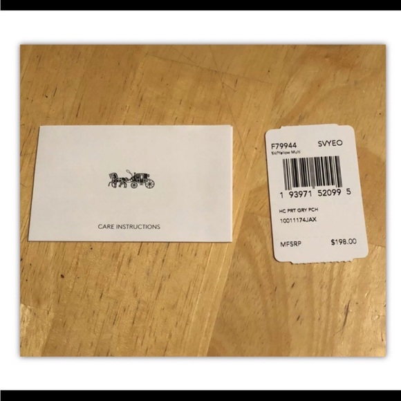 NWT COACH F79944 Gallery Pouch Horse & Carriage Retail $198 - Picture 3 of 7